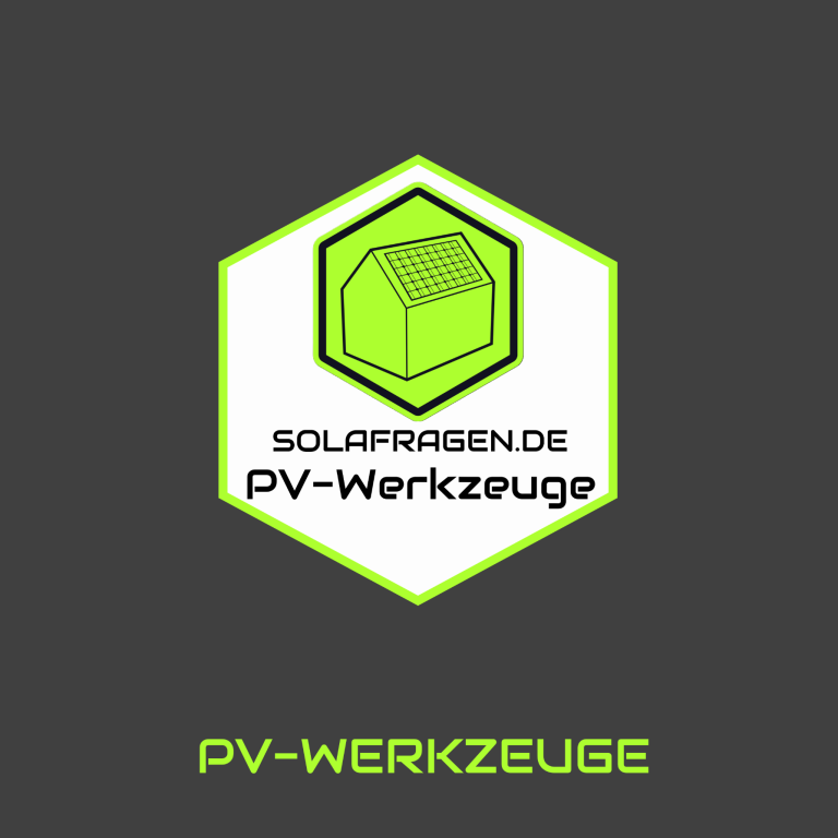 PV-Werkzeuge PV-Werkzeuge